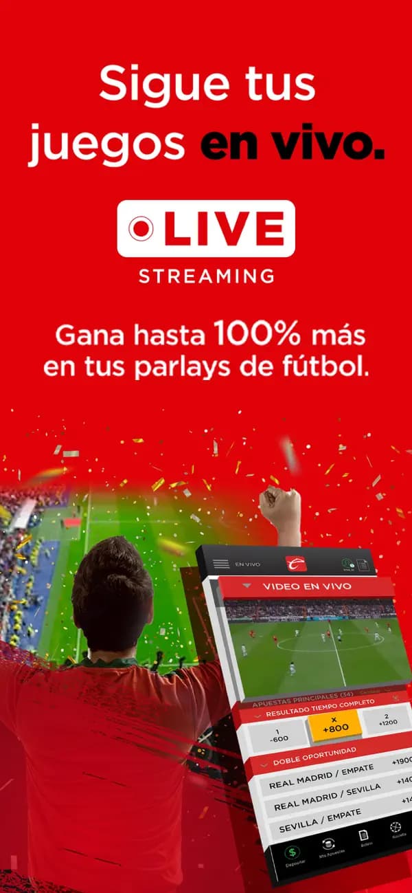 Imagen que Caliente publica en la ficha de su app en la App Store de México